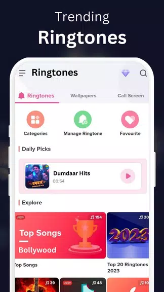 Bollywood Ringtone - Songs Capture d'écran 1