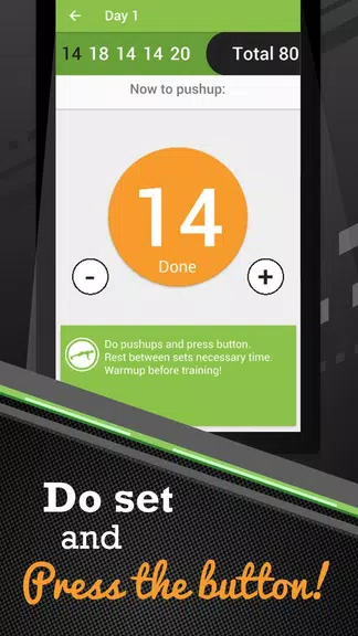 100 Pushups workout BeStronger Screenshot 4