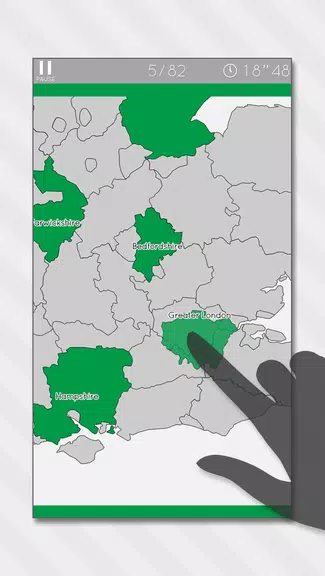 E. Learning UK Map Puzzle Captura de pantalla 1