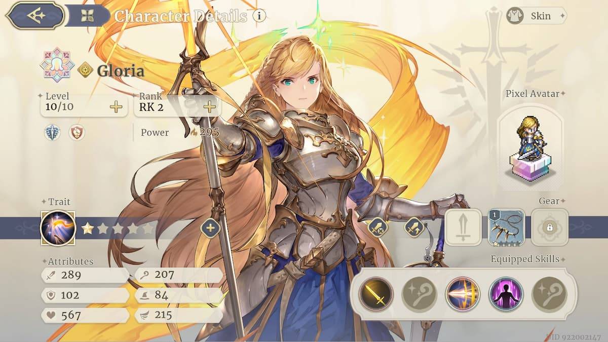 Gloria sa Sword of Convallaria