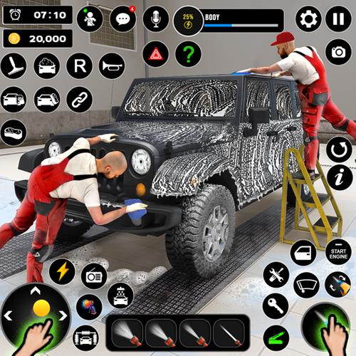 Car Wash Games - Car Games 3D 스크린샷 1