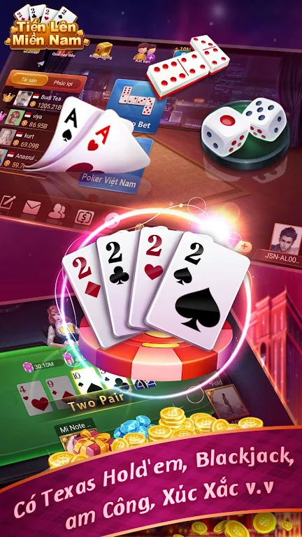 Tien Len Tiến Lên Miền Nam Online Captura de tela 3