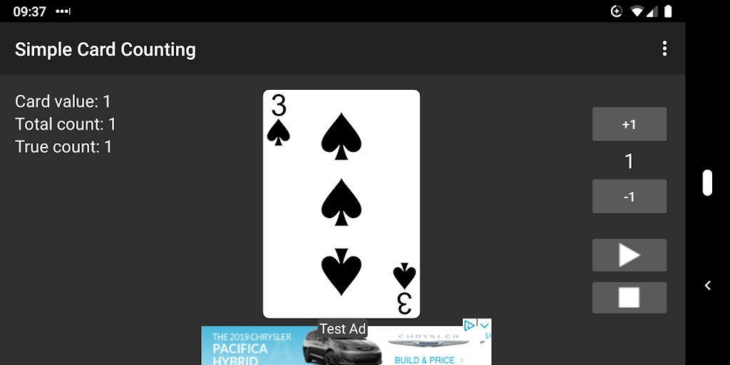 Simple Card Counting Screenshot 2