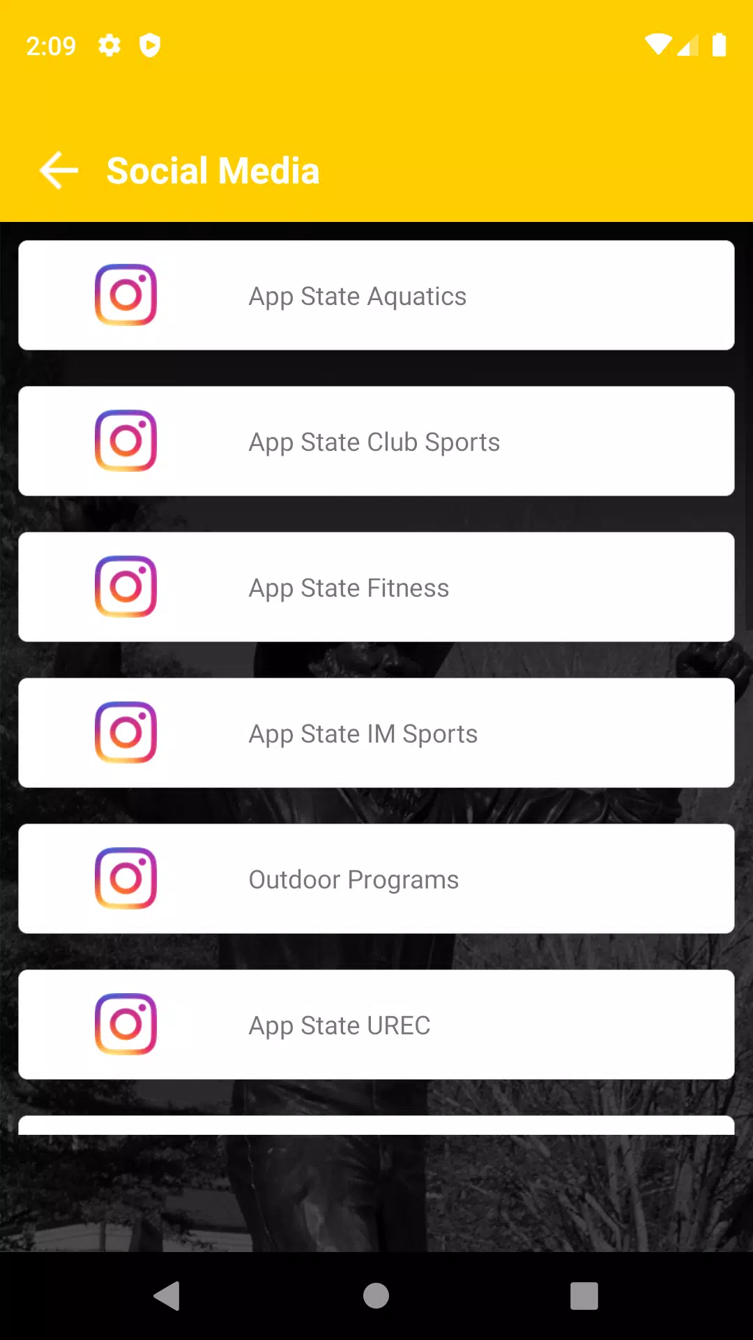 Schermata App State UREC 4