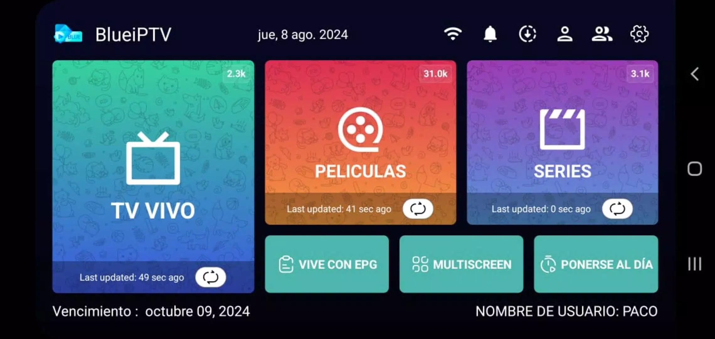 BlueiPTV Screenshot 1