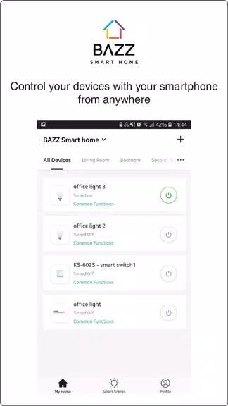 BAZZ Smart Home Screenshot 1