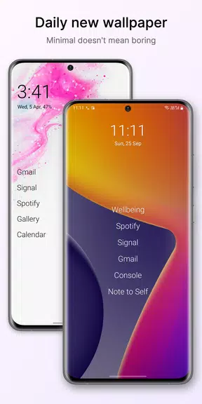 Olauncher. Minimal AF Launcher ภาพหน้าจอ 2