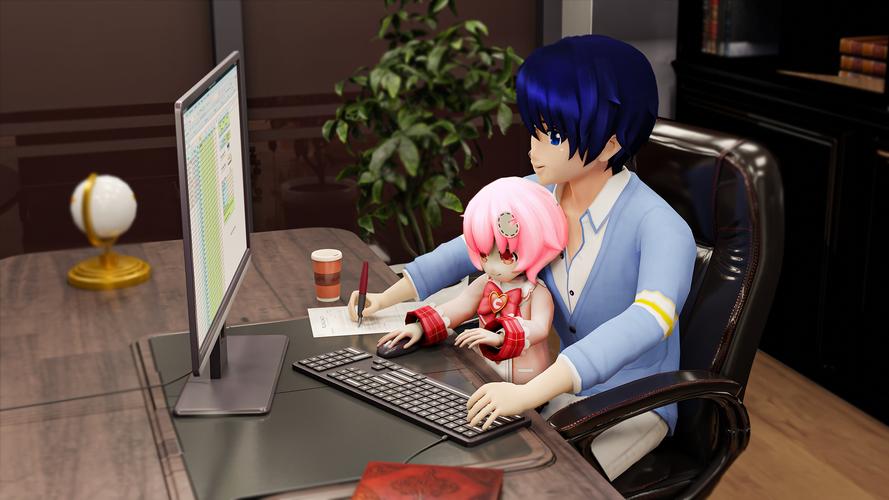 Anime Father Family Simulator スクリーンショット 4