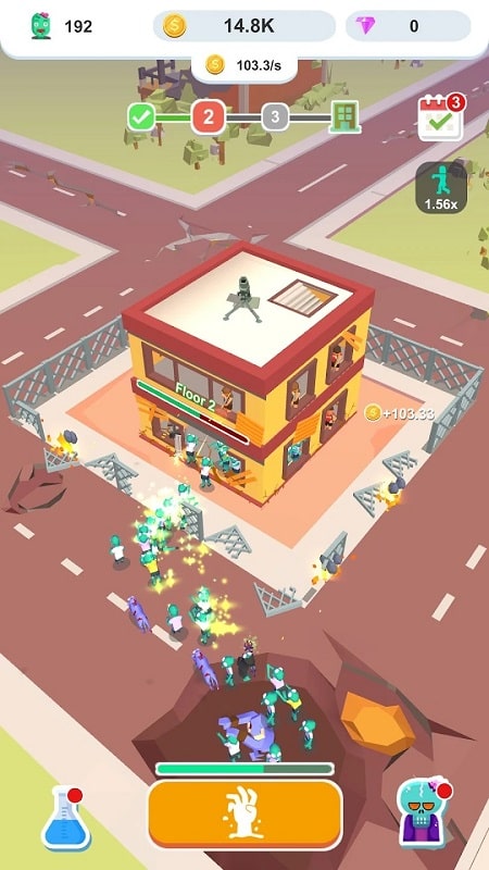 Idle Zombie Army Captura de pantalla 2