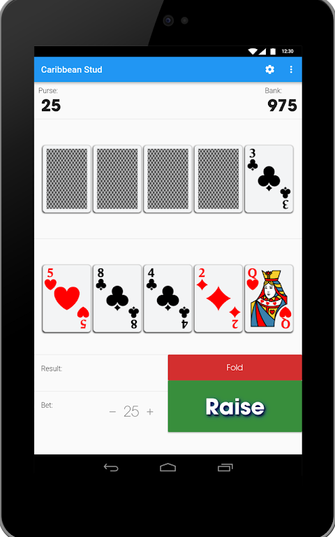 Caribbean Stud - Poker Style Card Game Скриншот 4