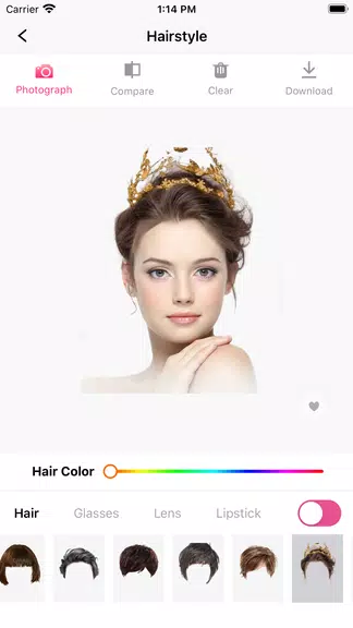 Hair Makeover-modiface・haircut应用截图第3张