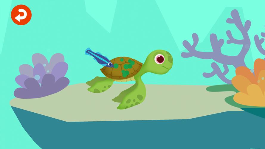 恐竜アクアアドベンチャー - 子供向けの海のゲーム スクリーンショット 2