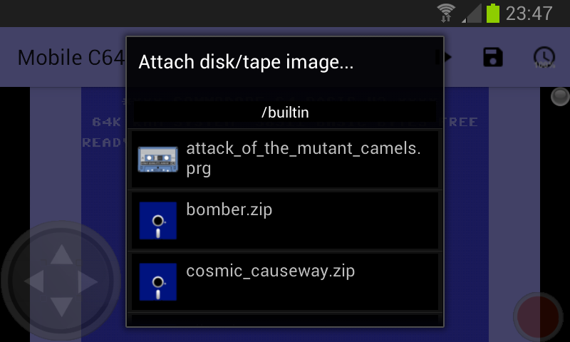Mobile C64 Mod Tangkapan skrin 2