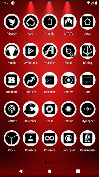 Oreo White Icon Pack P2 Ảnh chụp màn hình 2