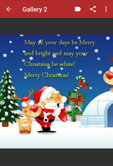 Schermata Merry Christmas Wishes 4