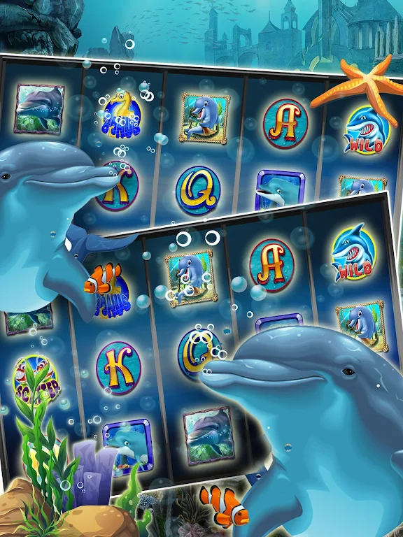 Lucky Dolphin Slots: Free Casino Slot Machines Schermafbeelding 1