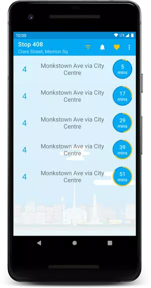 Next Bus Dublin ภาพหน้าจอ 1