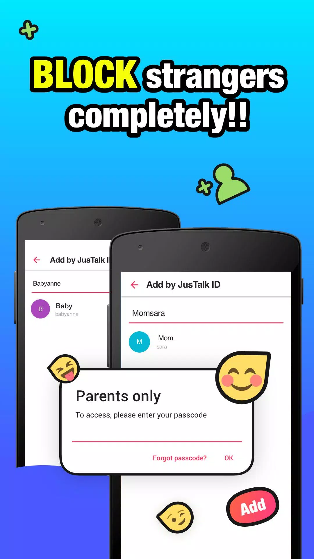Schermata JusTalk Kids - Safe Video Chat and Messenger 2