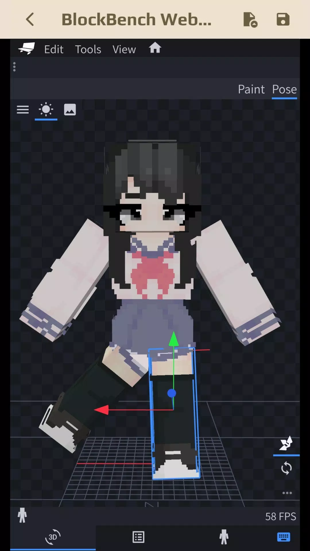 MC Skin Editor for Minecraft Schermafbeelding 1