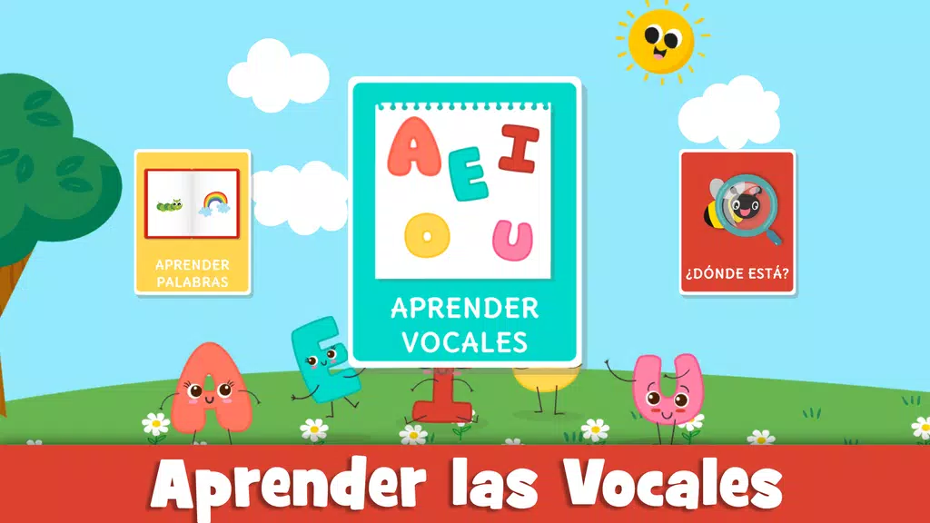 Vowels for children 3 5 years Screenshot 1