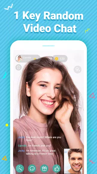 Meet – Talk to Strangers Using Random Video Chat Capture d'écran 3