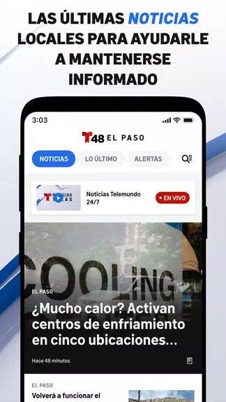 Telemundo 48 El Paso: Noticias Schermafbeelding 1