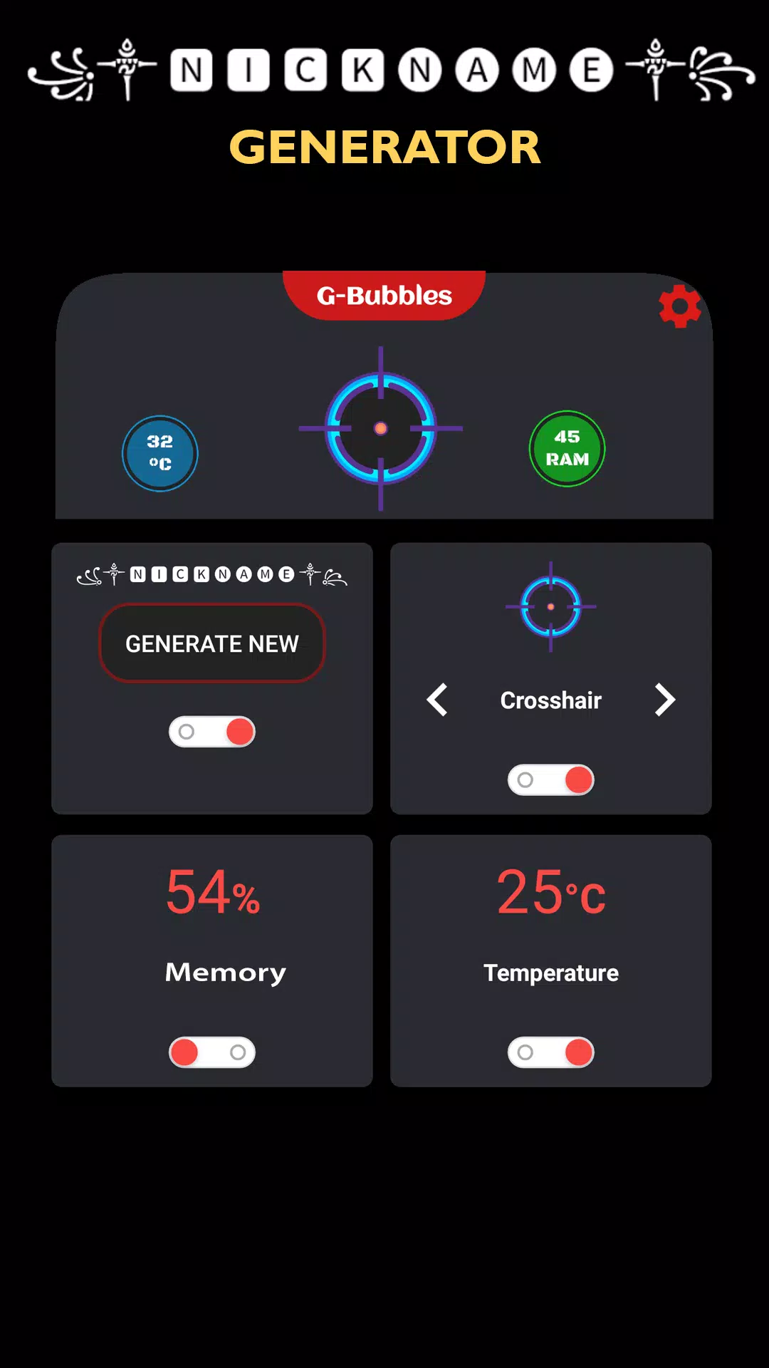 Crosshair & Nickname Generator Screenshot 1