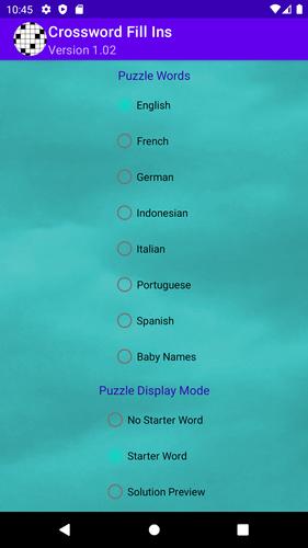 Drag-n-Drop Crossword Fill-Ins 스크린샷 2
