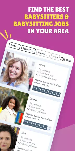 Sitly - The babysitter app Screenshot 2