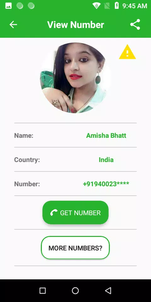 Girls Phone Number for Chat Ảnh chụp màn hình 4