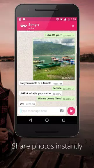 Stranger Chat - No Login Captura de pantalla 2