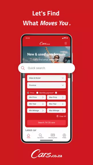 Cars.co.za ဖန်သားပြင်ဓာတ်ပုံ 2