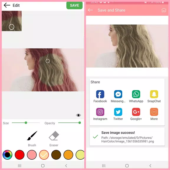 Hair Color Changer - Hair Dye應用截圖第2張