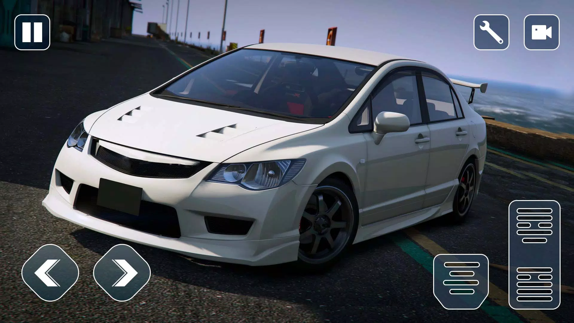 Furious Civic Car City Race Captura de pantalla 3