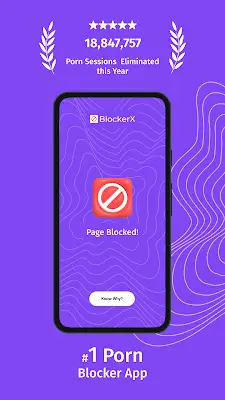 BlockerX: Porn Blocker/ NotFap Tangkapan skrin 1