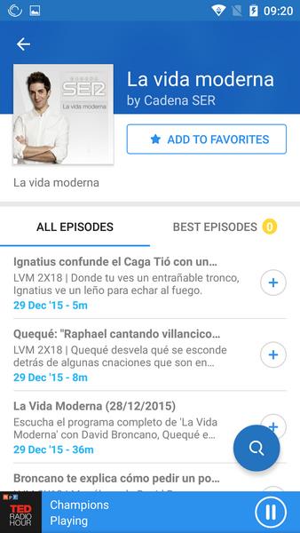 Podcast App Screenshot 1