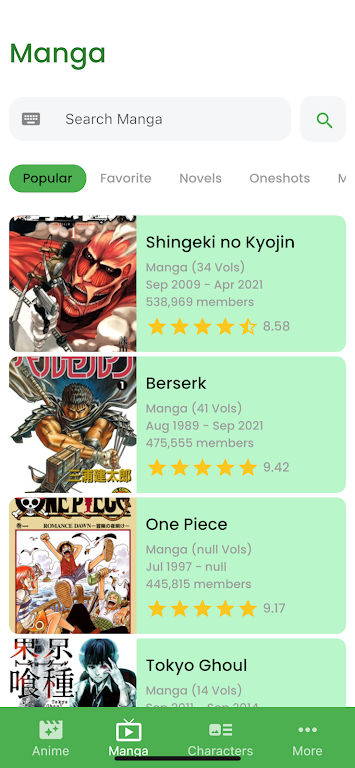 9Anime and Manga Capture d'écran 2