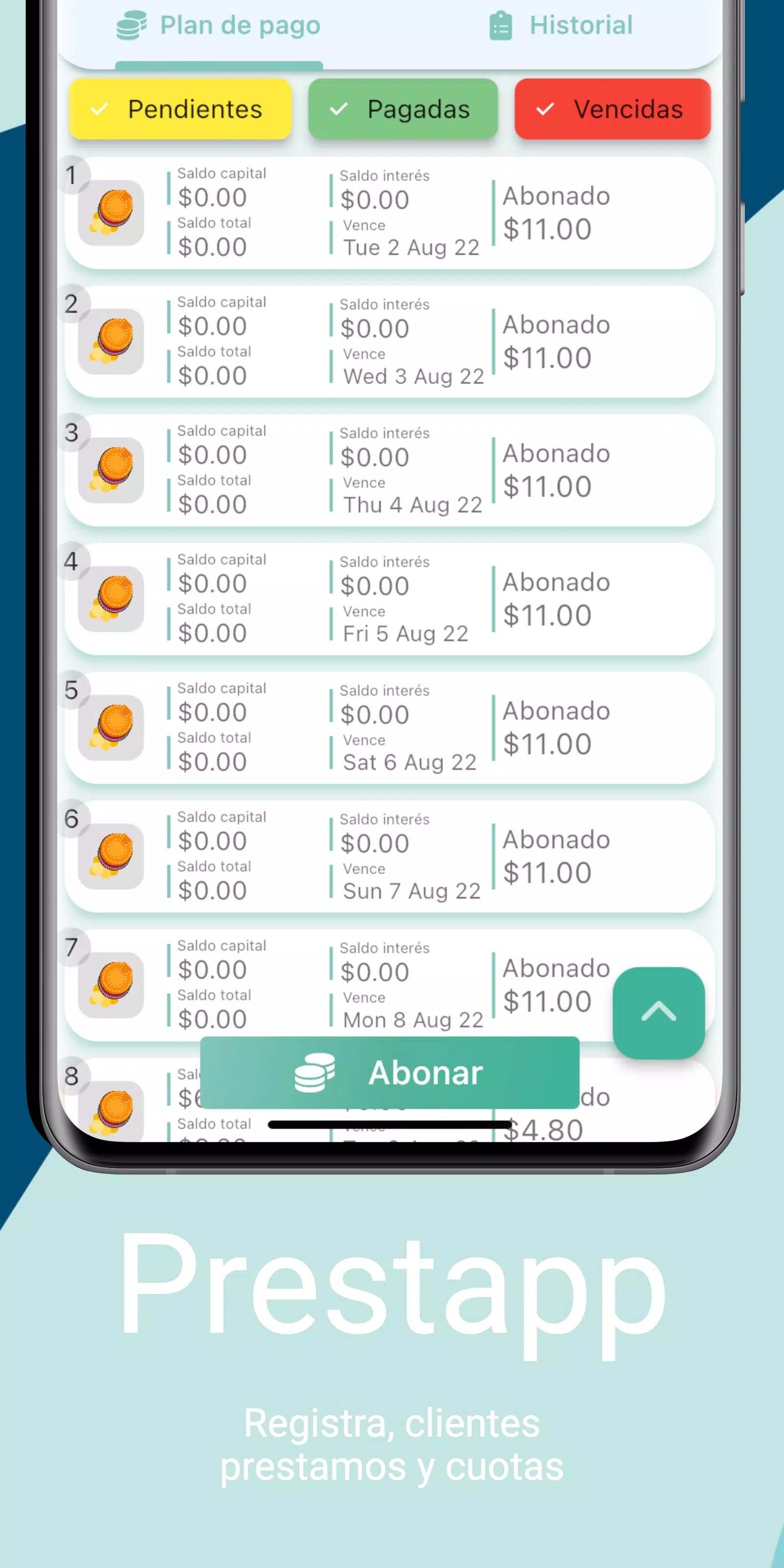 Collection Manager - Prestapp Screenshot 1