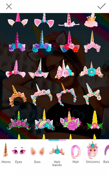 Unicorn Photo Editor Captura de tela 2