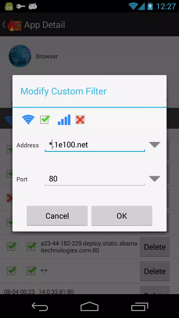NoRoot Firewall Tangkapan skrin 3