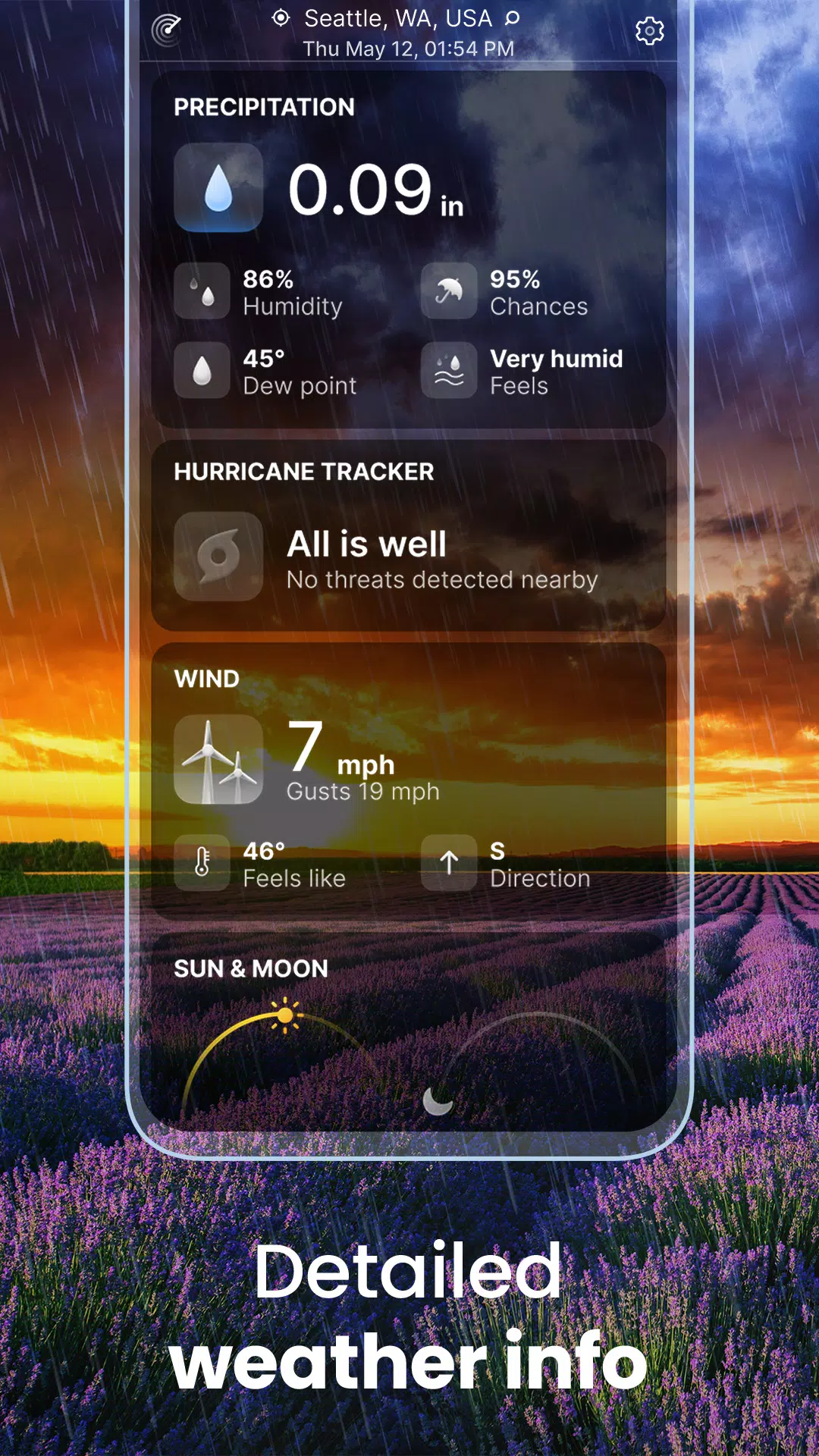 Weather Live° Captura de tela 4