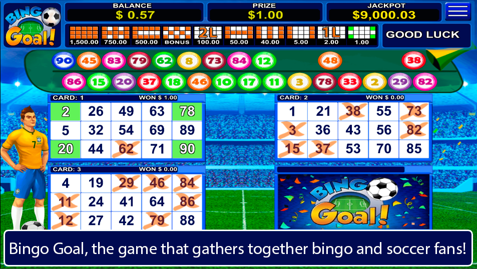 Bingo Goal - Video Bingo Ảnh chụp màn hình 1