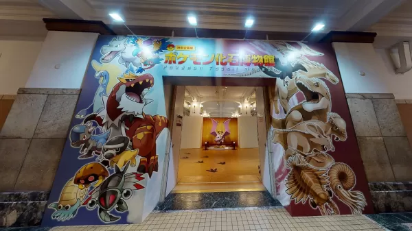 宝可梦化石陈列