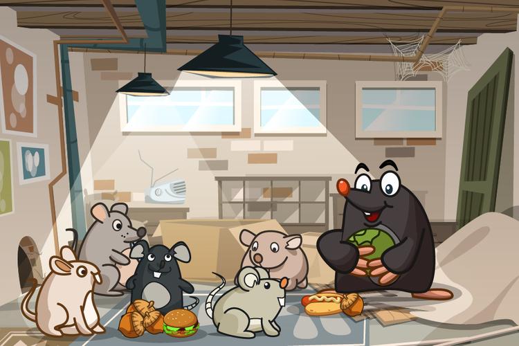 Mole's Adventure Story Captura de tela 1