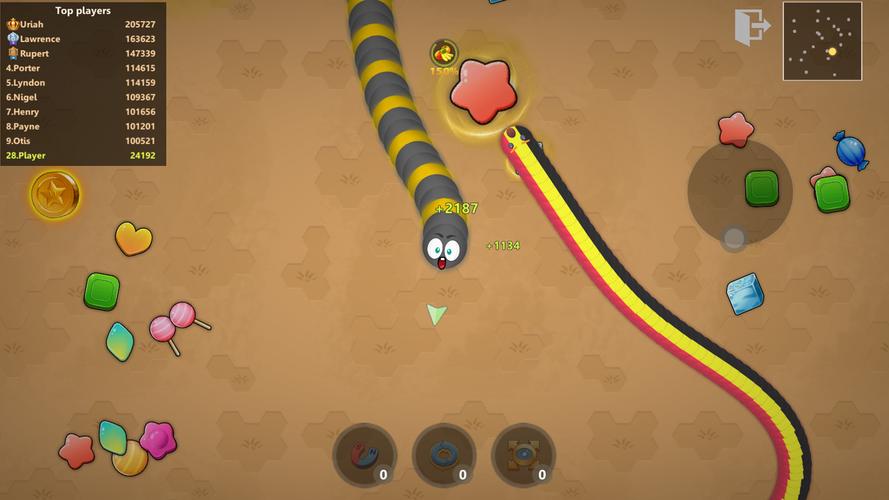 Slinky Snake: Worm.io Game 스크린샷 4