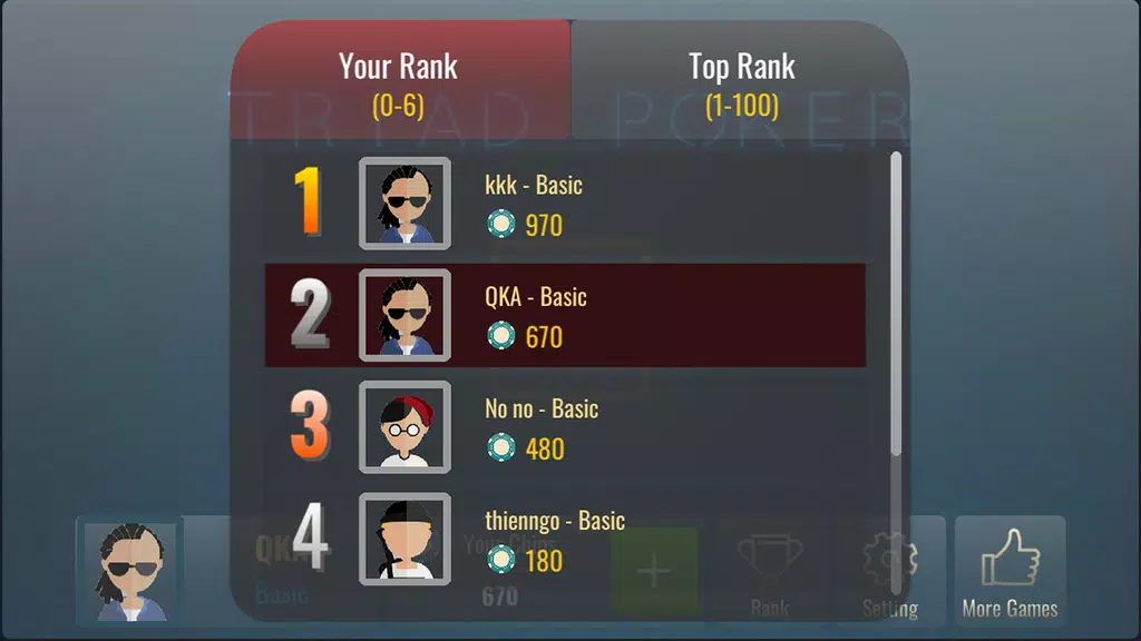 Lieng Offline - Triad Poker 3應用截圖第2張