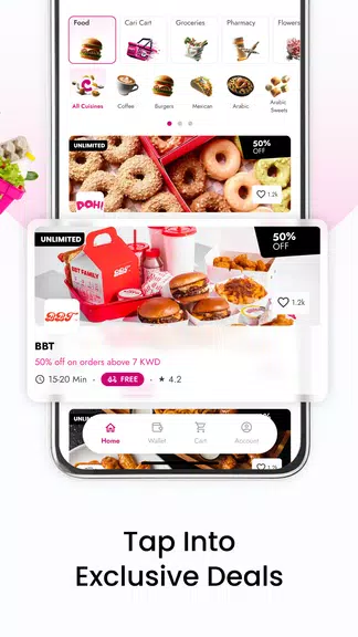 Cari: The best food delivered应用截图第3张