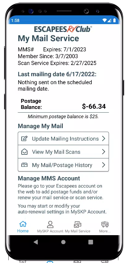Escapees RV Club Mobile App Screenshot 2