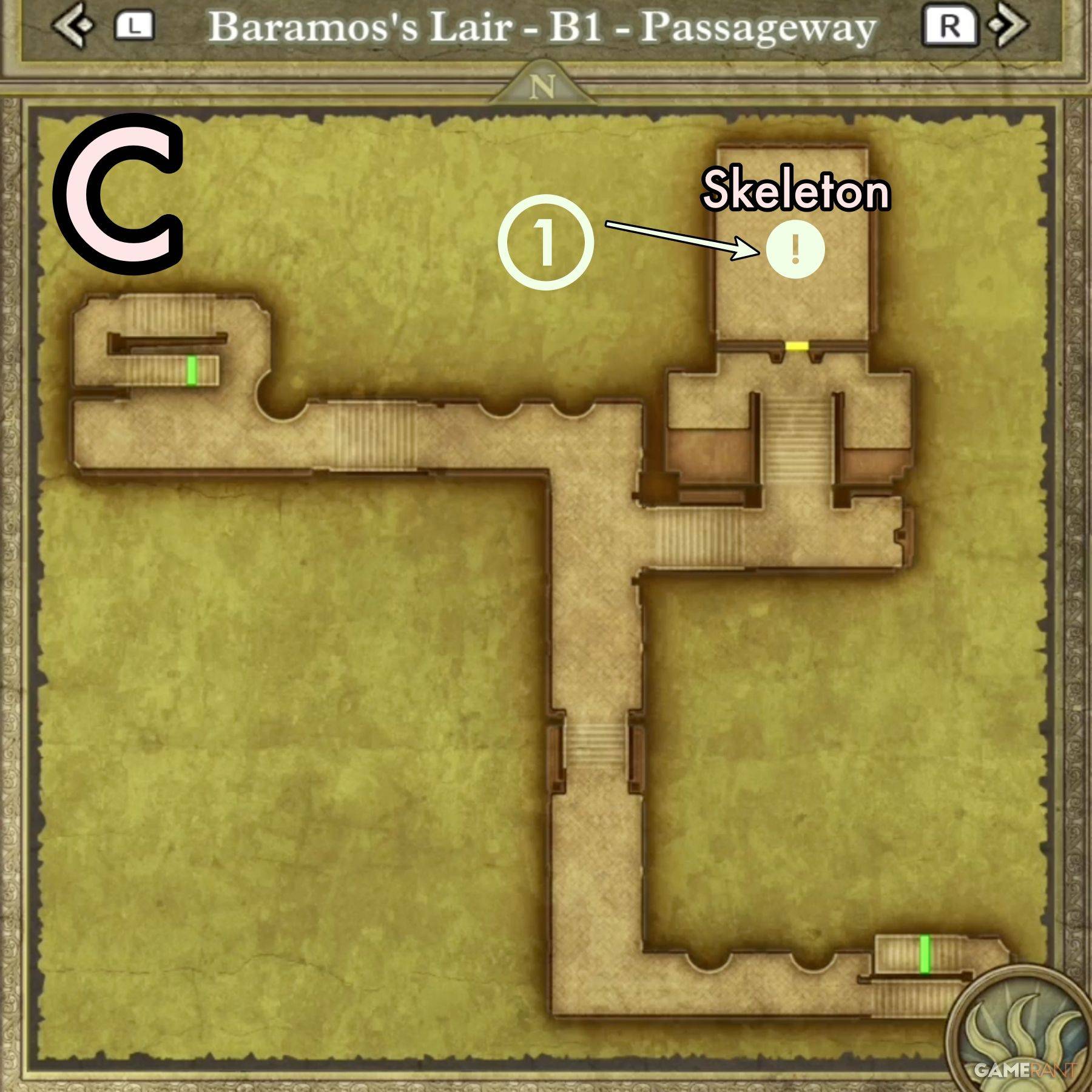 B1 Passageway Map