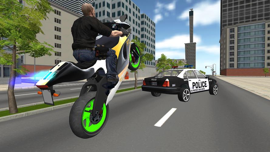 Bike Driving: Police Chase Screenshot 2